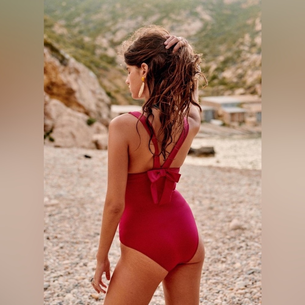 Sezane x yse Louise one piece swimsuit